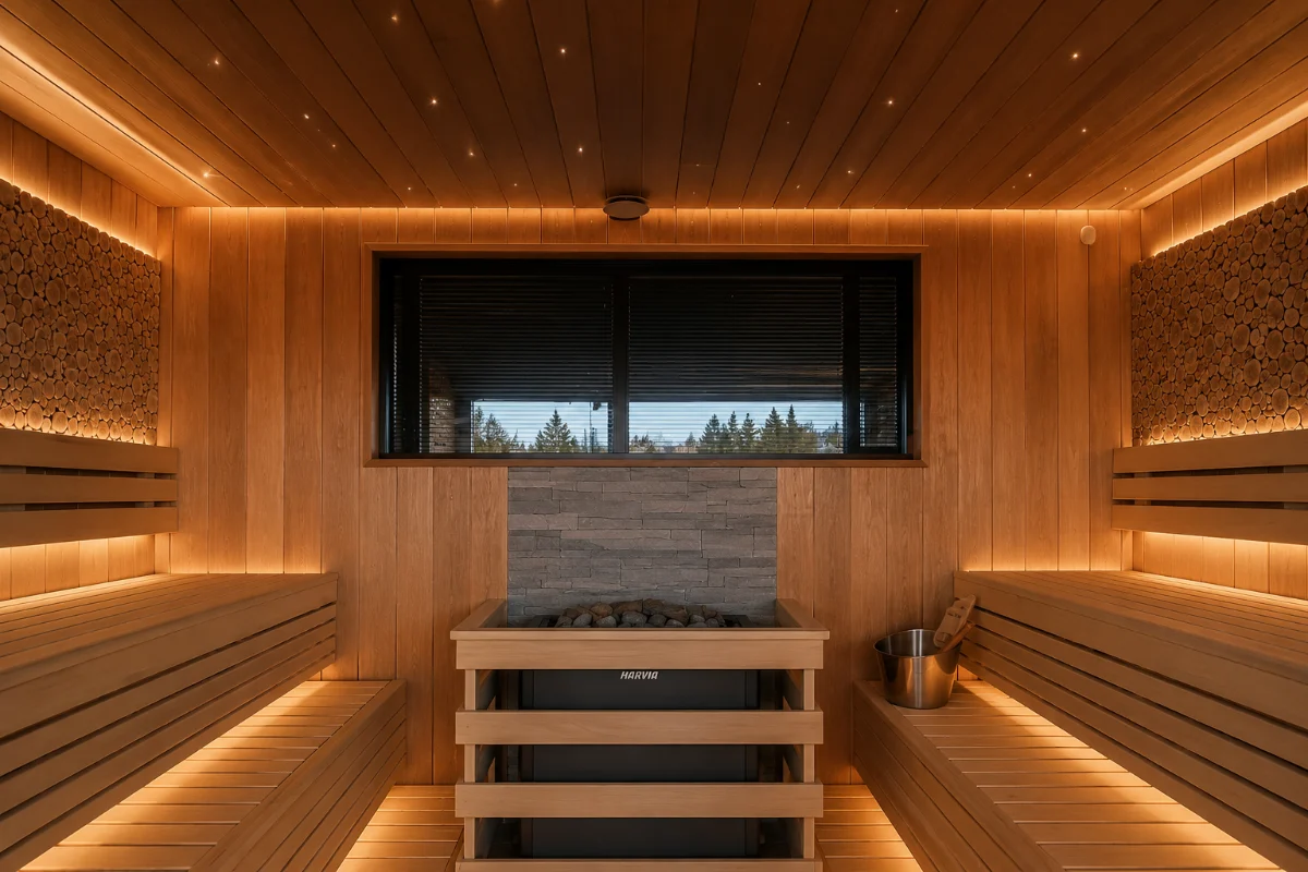 Custom Made Indoor Saunas